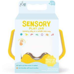 Bocal sensoriel "Jaune" (18 mois et +) Glo Pals