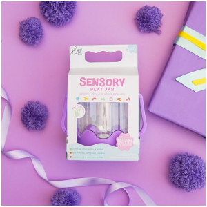 Bocal sensoriel "Violet" (18 mois et +) Glo Pals