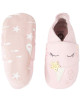 Chaussons bébé en cuir Soft Sole "Narwal Parfait Pink"