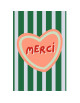 Carte Postale "Merci & Rayures"