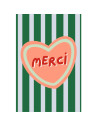 Carte Postale "Merci & Rayures"