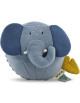 Balle hochet en coton bio "Mrs Elephant"