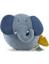 Balle hochet en coton bio "Mrs Elephant" Trixie