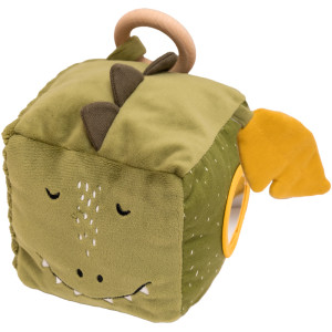 Cube d'activités en coton bio "Mr Dino" Trixie