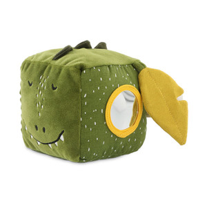 Cube d'activités en coton bio "Mr Dino" Trixie