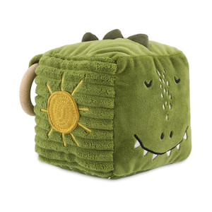 Cube d'activités en coton bio "Mr Dino" Trixie