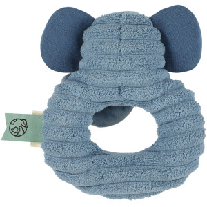 Hochet en coton bio "Mrs Elephant" Trixie