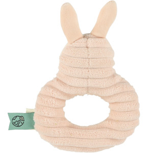 Hochet en coton bio "Mrs Lapin" Trixie
