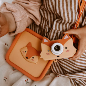 Sac de protection en silicone "Renard" The Zoo Family