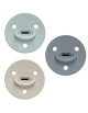 Tétines physiologiques en silicone Choochoo "Buddy" (0-6 mois) (x3)