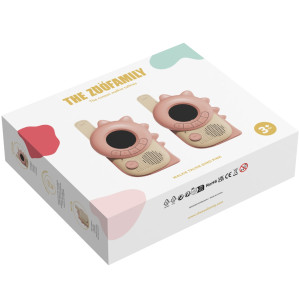 Talkie-Walkies enfant Zoo "Dino Rose" (3-12 ans) The Zoo Family