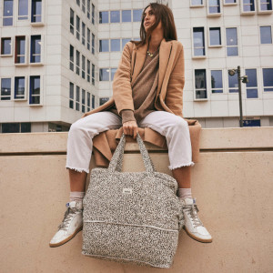Sac à langer 24/48H Capsule "Leopard Kaki" Bebel