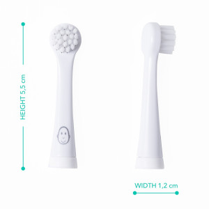 Recharges pour brosse à dents électrique Sonique (x 2) Matchstick Monkey 