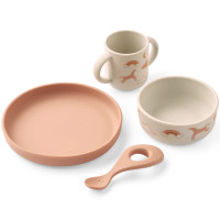 Coffret repas bébé en silicone Vivi "Dream"