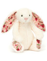 Peluche Bashful Lapin "Crème Blossom Berry" (18 cm)