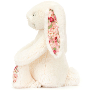 Peluche Bashful Lapin Crème "Berry" (18 cm) Jellycat