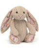 Peluche Bashful Lapin "Beige Blossom Pétale" (31 cm)