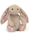 Peluche Bashful Lapin "Beige Blossom Pétale" (31 cm)