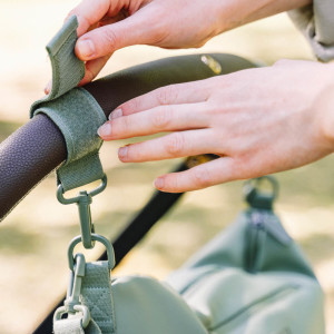 Sac à langer organisateur pour poussette en PET recyclé "Vert"