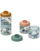 Boîtes de conservation pour bébé Dominique "Sea Creature" (x4)