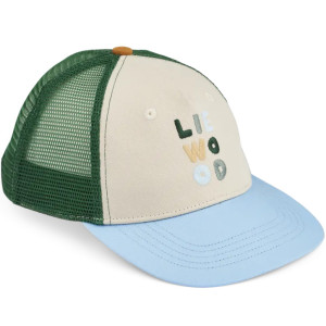 Casquette enfant Trucker en coton bio Della "Classic Navy Multi" Liewood