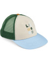 Casquette en coton bio Trucker Della "Classic Navy Multi"