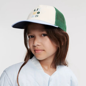 Casquette enfant Trucker en coton bio Della "Classic Navy Multi" Liewood