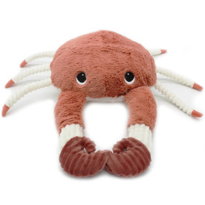 Peluche Ptipotos Crabe Maman + Bébé "Terracotta" (46 cm) Déglingos