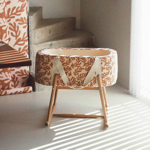  Couffin KUKO en coton bio "Season Paper" CHarlie Crane