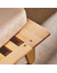 Drap housse pour lit YOMI en coton bio "Blanc" (80x160 cm)