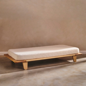 Drap housse pour lit YOMI en bambou "Blanc" (80x160 cm) Charlie Crane