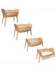 Berceau cododo en bois KODO + Matelas Coco Organic
