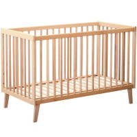 Lit bébé évolutif en bois massif "Turia" (70x140)