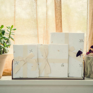 Housse de couette bébé (75x120) en coton bio "L'Envolée" Kadolis