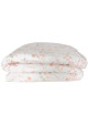 Housse de couette bébé (75x120cm) en coton bio "Yukari Douceur Corail"