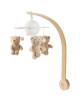 Mobile musical pour bébé en bois "Lou l'Ours"