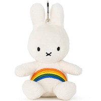 Porte-clés Miffy en velours côtelé "Rainbow"