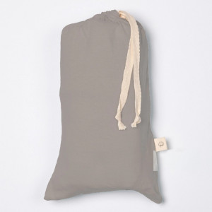 Drap housse 40x80 en coton bio "Taupe" Kadolis