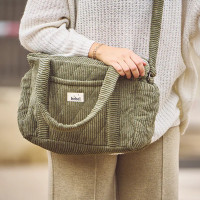 Sac à langer Middle Capsule "Velours Kaki"