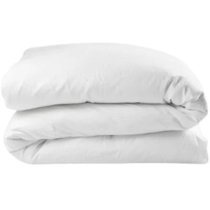 Housse de couette enfant (140x150cm) en Pur coton bio "Blanc" Kadolis