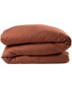 Housse de couette enfant (140x150cm) en Pur coton bio "Terracotta"