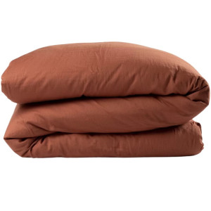 Housse de couette enfant (140x150cm) en Pur coton bio "Terracotta" Kadolis