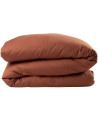 Housse de couette enfant (140x150cm) en Pur coton bio "Terracotta" Kadolis