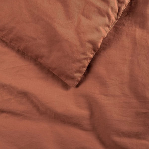 Housse de couette enfant (140x150cm) en Pur coton bio "Terracotta" Kadolis