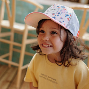 Casquette fille Trucker "Cat Relax"  (Bébé & Enfant) Hello Hossy