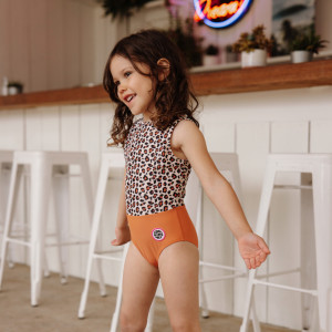 Maillot de bain fille anti-UV 1 pièce "Leopard 7" Hello Hossy