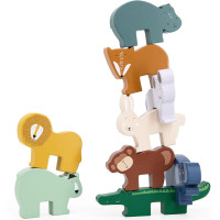 Jeu d'empilage en bois "Animaux" (3 ans et +)