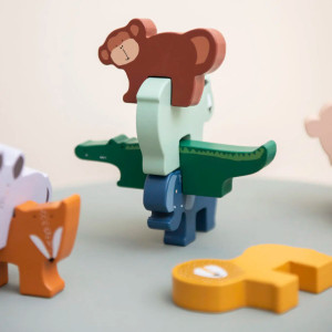 Jeu d'équilibre en bois "Animaux" (3 ans et +) Trixie