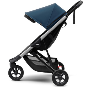 Poussette Spring "Aluminum / Majolica Blue" Thule