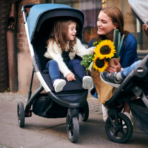 Poussette Spring "Aluminum / Majolica Blue" Thule